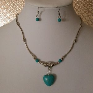 Turquoise Necklace Set